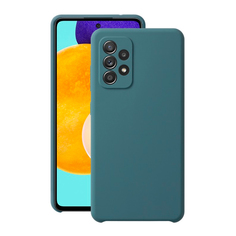 Чехол Deppa Liquid Silicone для Galaxy A52, Blue