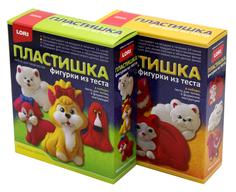 Набор Lori Фигурки из теста "Собачки", "Кошки" комплект из 2 шт.