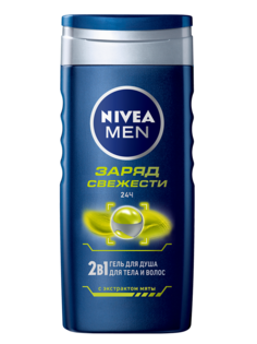 Гель для душа Nivea Заряд свежести 250 мл
