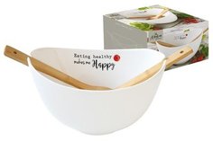 Easy Life Салатник с ложками Kitchen Elements, 28х16 см