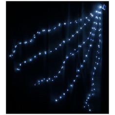 Гирлянда Lefard "Хвост" 200led, 10нитей, 2м, цвет белый холодный, без батареек 786-314