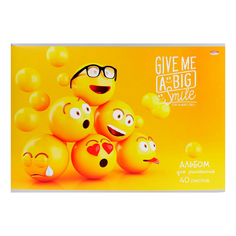 Альбом для рисования Prof-Press Микс № 1 А4 40 листов в ассортименте Проф Пресс