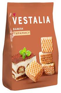Вафли Vestalia Кубики Тирамису 125 г
