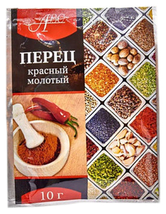 Перец красный АВС Палитра молотый 10 г
