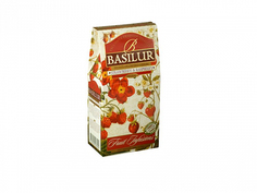 Фруктовый чай Basilur Strawberry and Raspberry листовой 100 г