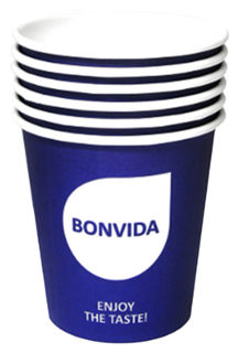 Стакан бумажный 200мл 20шт Bonvida