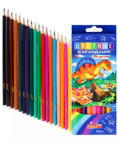 Карандаши цветные Profit 18 шт