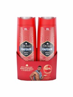 Гель для душа Old Spice Capitan 400 мл х 2 шт