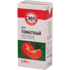 Сок 365 Дней томатный с солью восстановленный