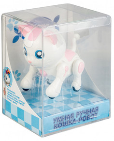 Интерактивная кошка-робот IntellectiCat, розовая Defa