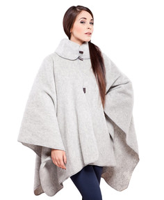 Пальто женское Alwero JACQUELINE серое ONE SIZE