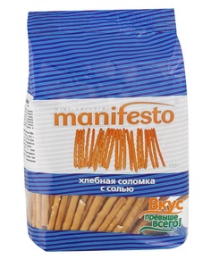 Хлебная соломка Manifesto с солью 50 г