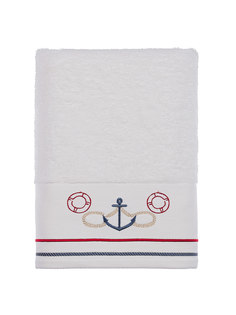 Полотенце Tivolyo home NAVY белый