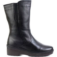 Полусапоги женские Юничел 5D0661 черные 39 RU