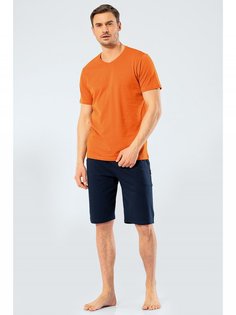 Пижама мужская Cacharel 2206 оранжевая XL