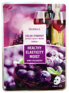 Маска для лица Deoproce Color Synergy Effect Sheet Mask Purple 20 г 1 шт