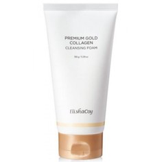 Премиальная пенка для лица ElishaCoy gold collagen cleansing foam, 150 мл