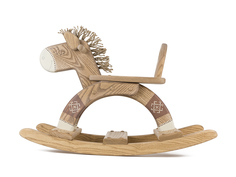 Лошадка качалка WOODYCREW Naomi из ясеня