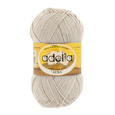 Вязание Пряжа ADELIA "AURA" 10 шт, в упак, цвет бежевый AURA-018, 250 м от Adelia