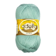 Пряжа Adelia Aura, 100% акрил, 10*50 г, 250 м+-5 м, №011, светло-мятный