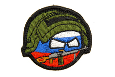 Патч TeamZlo "Колобок Россия пулемет" (TZ0089)