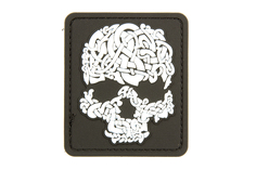 Патч TeamZlo "Череп кельтсктий узор ПВХ" BK (TZ0069BK)