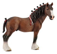 Фигурка лошадки Schleich Клейдесдаль жеребец 13808