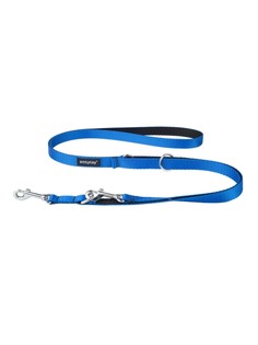 Поводок для собак регулируемый Twist 6in1 M 100-200х1.5 см, голубой Amiplay