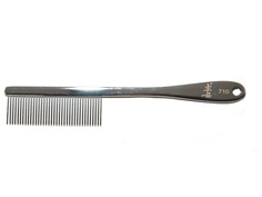 Расческа односторонняя с частыми зубьями Yento 710, цвет: бронзовый, 37 зубцов