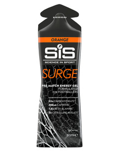 Энергетический гель SiS Pack Gels Energy Surge Pre-Match, 6 x 60 мл, orange