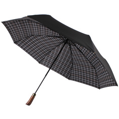 Зонт складной мужской автоматический Flioraj 41023 FJ черный