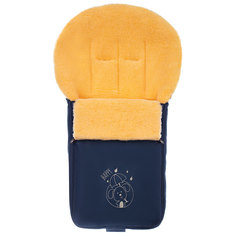 Конверт зимний меховой Nuovita Islanda Pesco Blu scuro, Темно-синий