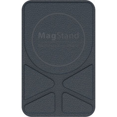 Магнитное крепление-подставка SwitchEasy MagStand Leather Stand для Apple MagSafe Blue