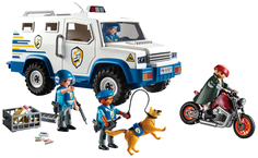 Игровой набор Playmobil Промо набор:Полицейская машина для перевозки денег