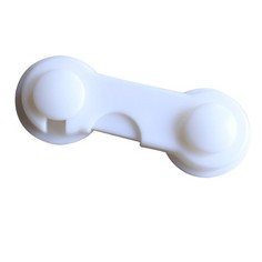 Блокиратор шкафов от детей накидной Happy Mom белый