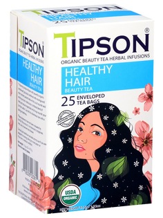 Чай зеленый Tipson Beauty Tea "HEALTHY HAIR", 25 саше