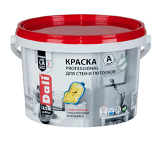 Краска акриловая Dali professional 3 (матовая) для стен и потолков База С 2,5 л Рогнеда