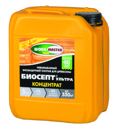 Биосепт-ультра (концентрат) антисептический состав WOODMASTER - prof" 5 л Рогнеда