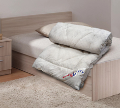 Одеяло "Узоры комп." (140х205) из Овечьей Шерсти перкаль 1,5-спальное Текс-Дизайн