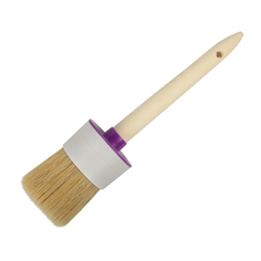 Кисть круглая №20/65 мм (6/120) натур.щетина, дерев.ручка KRAFOR 001-0065