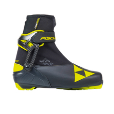 Ботинки для беговых лыж Fischer RCS Skate NNN 2019, black/yellow, 44