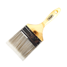 Кисть плоская "эксперт" №4 /100 мм искусств. Щетина, дерев.ручка КЕДР 048-1540 Veres