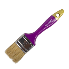 Кисть плоская "профи" №2 /50 мм натур. Щетина, пласт.ручка KRAFOR 005-0020 No Brand