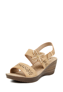 Босоножки женские Inblu 01806BQ0 бежевые 35 RU