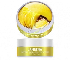 Гидрогелевые патчи под глаза с ретинолом Lanbena retinol hydra gel eye patches