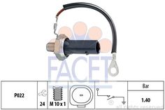 Датчик давления масла FACET 7.0167