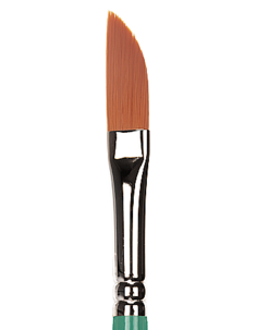 Кисть конусная синтетическая/Illusion Brush Hour Brush, 8 мм. (Цв: Green)/Kryolan/8506