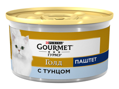 Консервы для кошек Gourmet Gold, тунец, 85г
