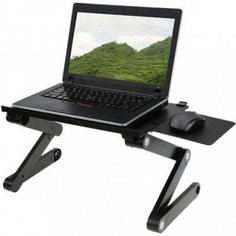 Столик складной для ноутбука LapTop Table T8 черный без вентилятора Super Walker