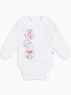 Боди Wooly Wool Веселый малыш 146/322/w/A/молочный р.56